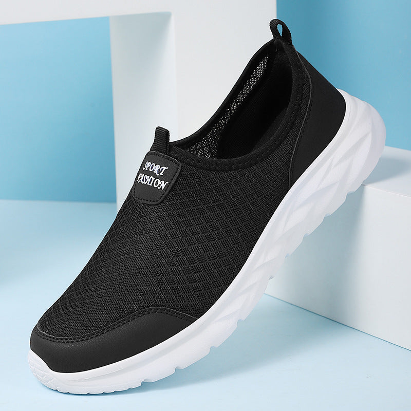 Damen Atmungsaktive Slip-On Sportschuhe mit rutschfester Sohle EB