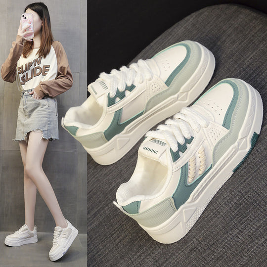 Damen Sportliche Sneaker mit atmungsaktiver Mesh-Konstruktion und trendiger Außensohle EB