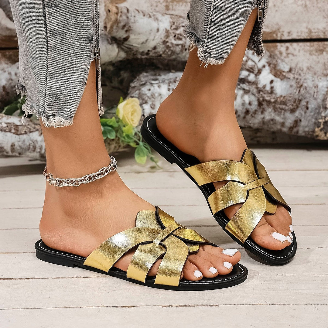 Damen Elegante und bequeme Riemchen-Sandalen EB