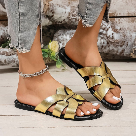 Damen Elegante und bequeme Riemchen-Sandalen EB