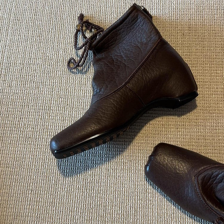 Damen Couture Stiefel mit raffiniertem Schnürdesign und komfortablem Innenfutter EB