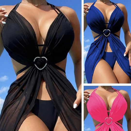 Damen Badeanzug mit eleganter Schnittführung EB