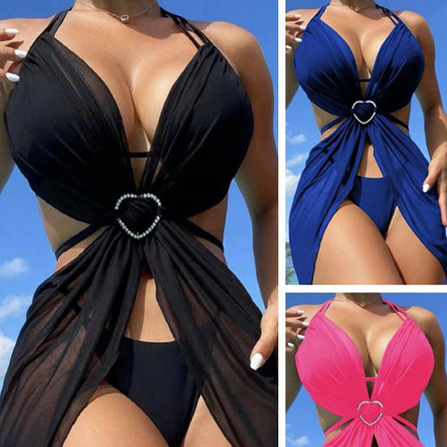 Damen Badeanzug mit eleganter Schnittführung EB