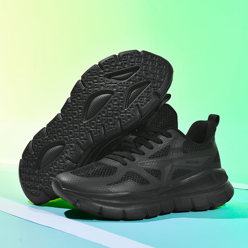 Damen Sportliche Laufschuhe mit atmungsaktiver Oberflächenstruktur und dämpfender Sohle EB