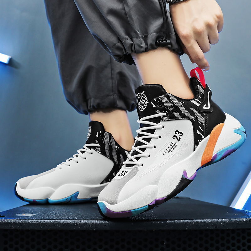Damen Hochgeschnürte Sport Sneakers mit stoßdämpfendem Design und stylishem Obermaterial EB