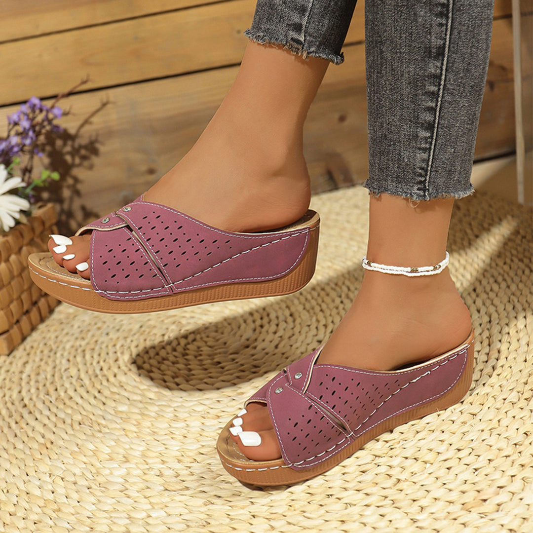 Damen Komfortable und atmungsaktive Zehentrenner-Sandalen EB