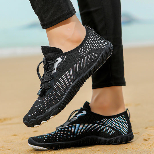 Damen wasserdichte Freizeitschuhe mit flexiblem Design und rutschfester Sohle EB