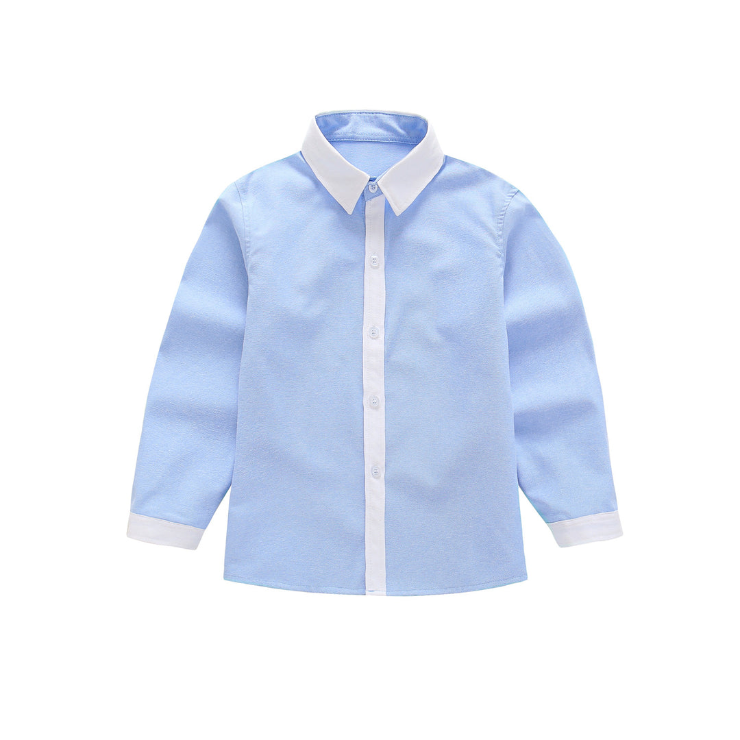 Damen elegantes Hemd mit kontrastierenden Manschetten EB