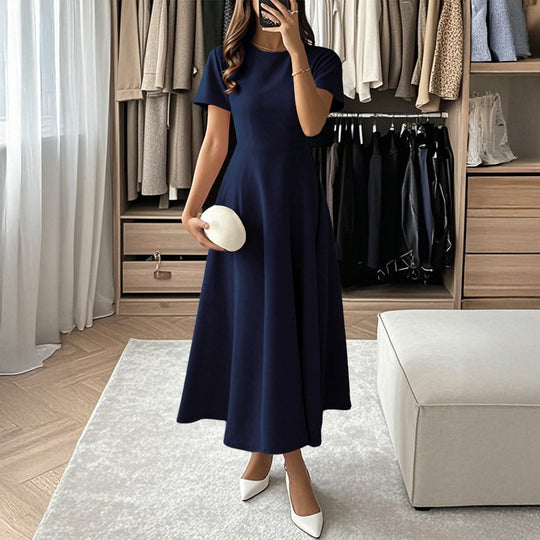 Damen Midikleid mit elegantem Schnitt und weiten Ärmeln EB