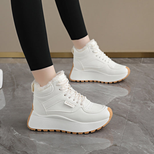 Damen Winter Sneaker mit kuscheligem Innenfutter und rutschfester Sohle EB