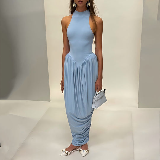 Damen Elegantes und fließendes Abendkleid EB