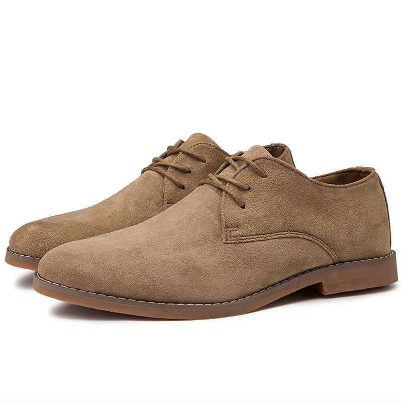 Herren Elegante Schnürschuhe aus weichem Wildleder EB