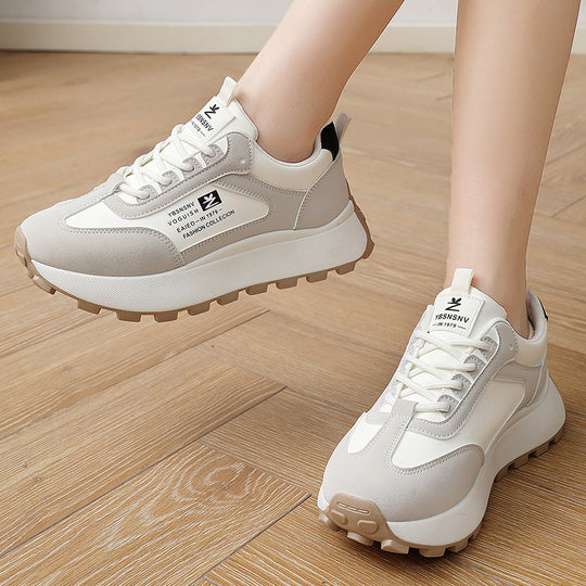 Damen Chunky Sneakers mit atmungsaktiven Mesh-Einsätzen und dämpfender Sohle EB