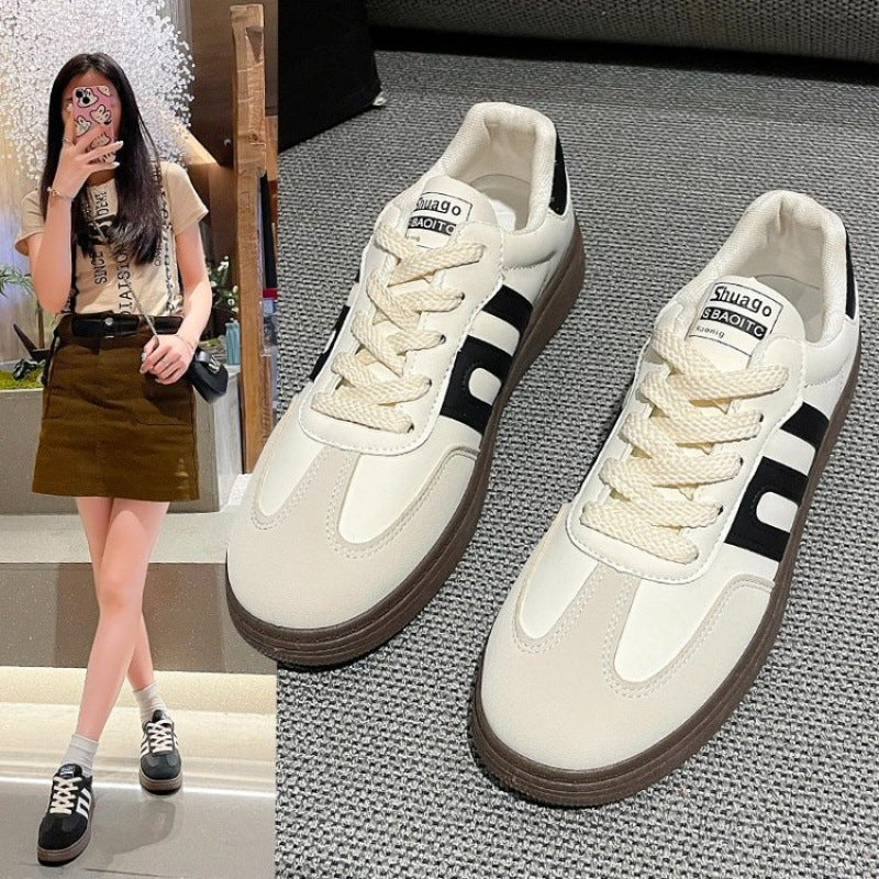 Damen Sportliche Sneakers mit atmungsaktiver Obermaterialstruktur und rutschfester Sohle EB
