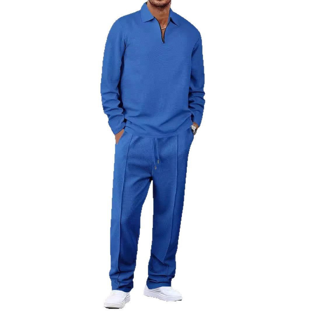 Herren sportliches Poloshirt und Jogginghose Set EB