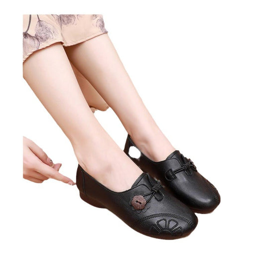 Damen Komfortable Ballerinas mit dekorativem Knotendesign EB