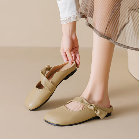 Damen Slipper mit modischem Knotendetail EB