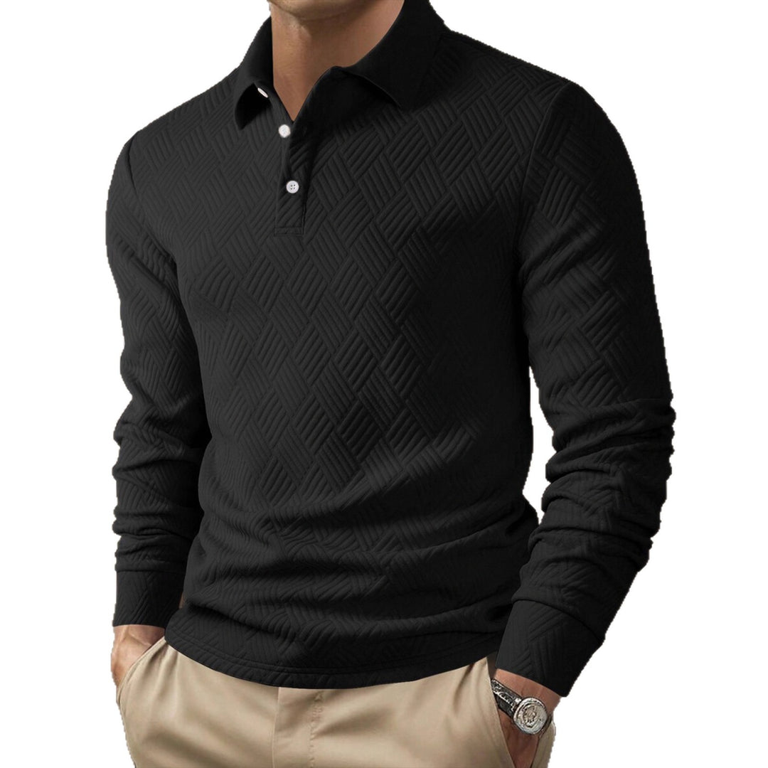 Herren Langarm Polohemd EB