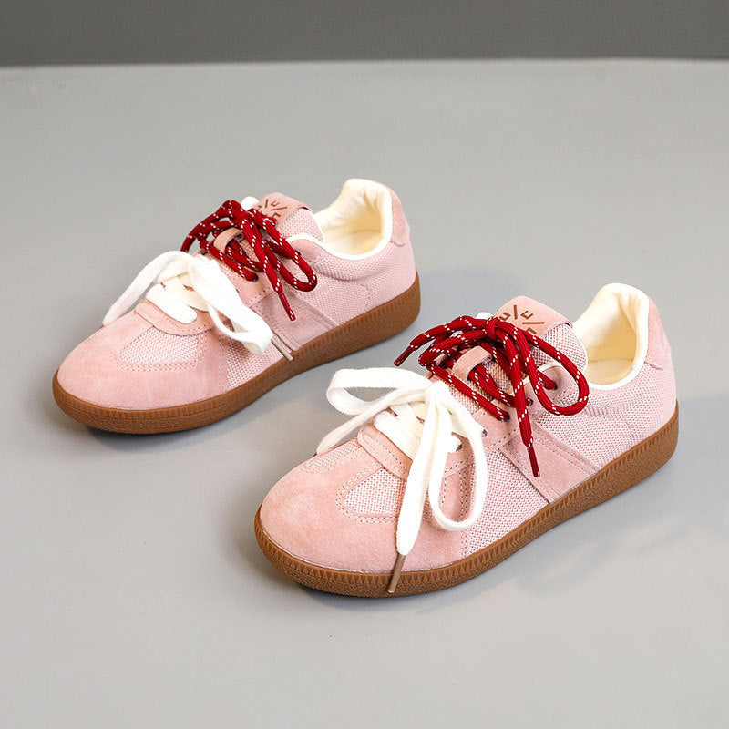 Damen Sportliche Sneaker aus strapazierfähigem Material mit atmungsaktiven Einsätzen EB