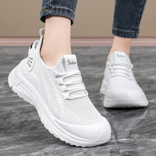 Damen Sportliche Leichtgewicht-Sneaker mit atmungsaktiver Strickstruktur EB