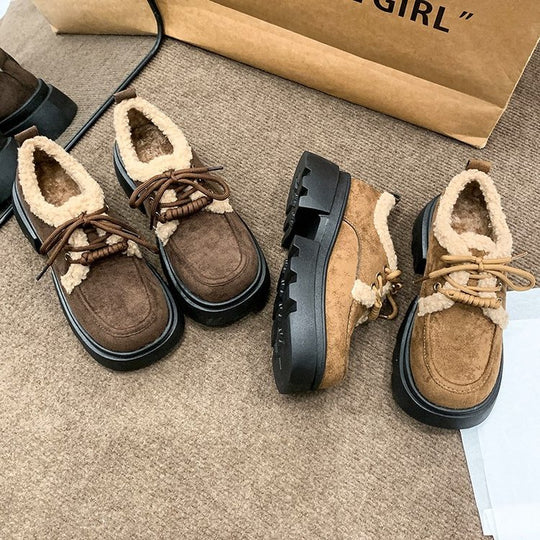 Damen gefütterte Laufsohlen-Stiefeletten EB