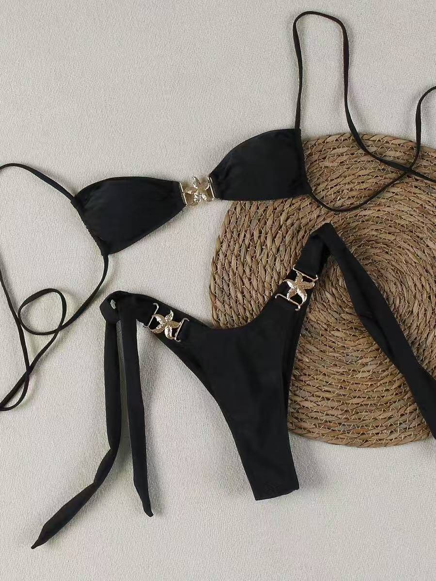 Damen Bikini-Set mit eleganten Schnallen EB