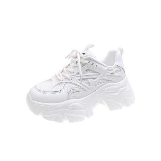 Damen sportliche Chunky Sneakers mit atmungsaktiver Mesh-Oberfläche und rutschfester Sohle EB