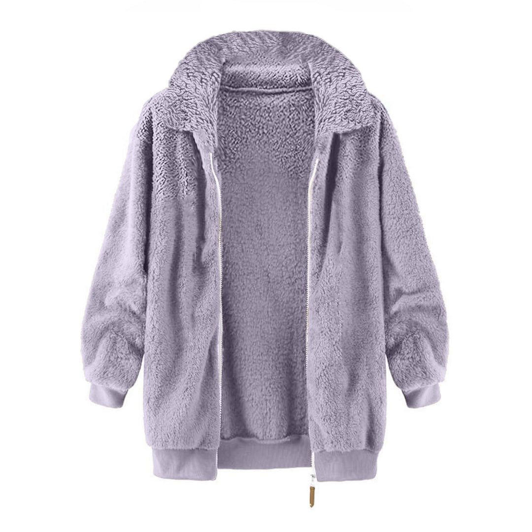 Damen Fleece-Jacke im Oversized-Stil EB