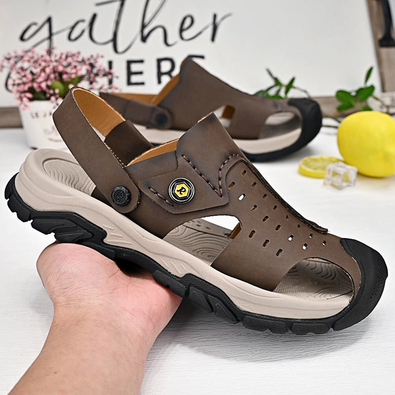 Herren Sportliche Outdoor-Sandalen mit flexiblem und rutschfestem Sohlen-Design EB