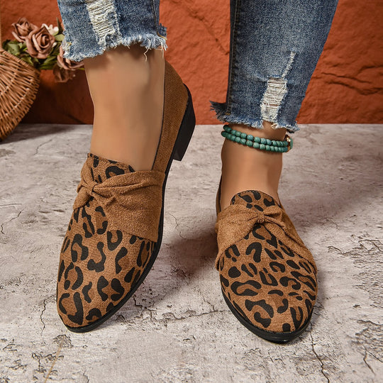 Damen Slipper mit geschwungenem Knoten EB