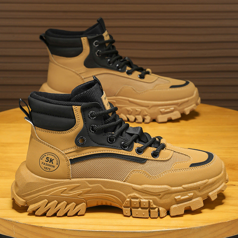 Damen robuste Outdoor-Boots mit rutschfester Profilsohle und atmungsaktiver Konstruktion EB