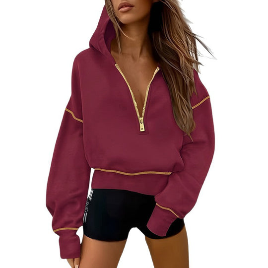 Damen Sportliche Kapuzenpullover EB