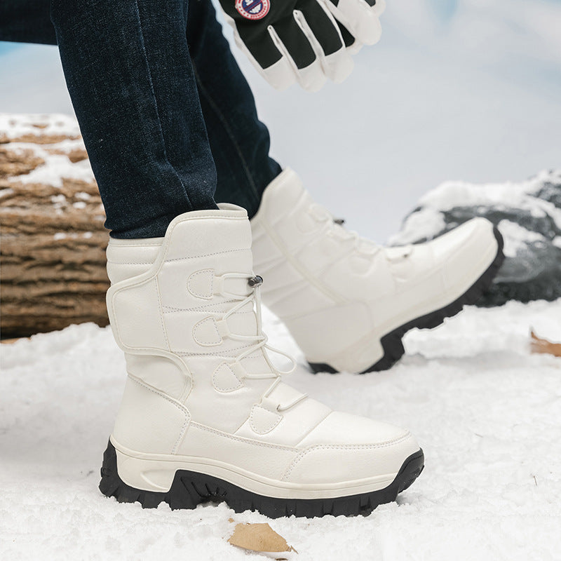 Herren Winterstiefel mit isolierender Fütterung und rutschfester Sohle EB