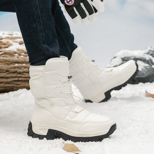 Herren Winterstiefel mit isolierender Fütterung und rutschfester Sohle EB