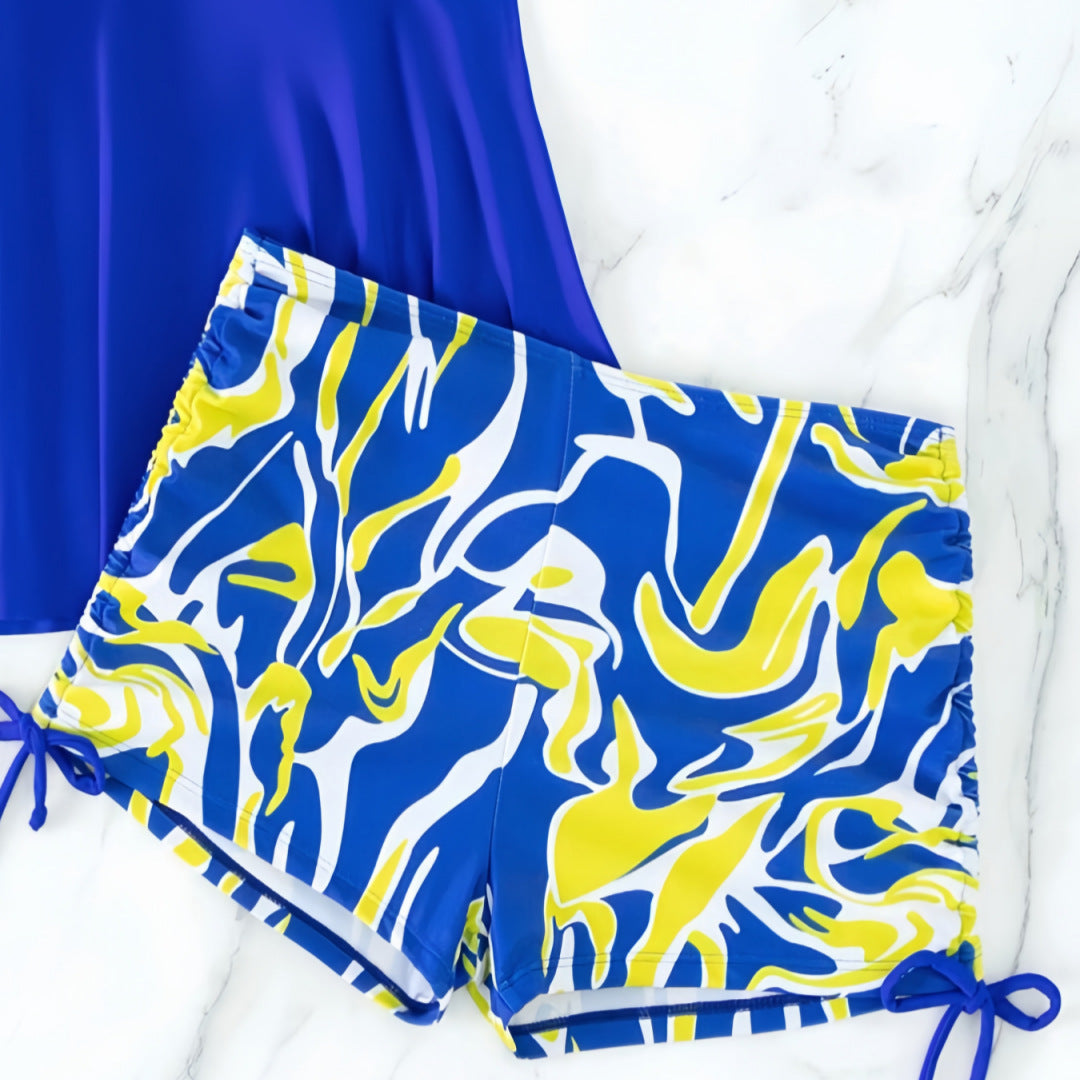 Damen Badekleid mit Shorts im modernen Design EB
