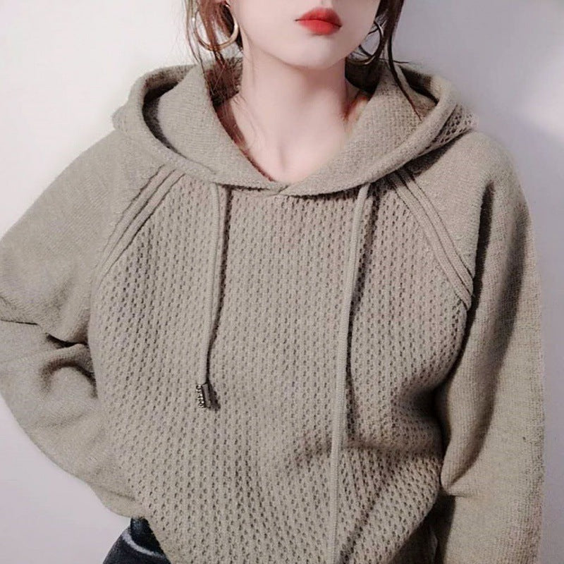 Damen Hoody mit innovativer Struktur und lässigem Schnitt EB