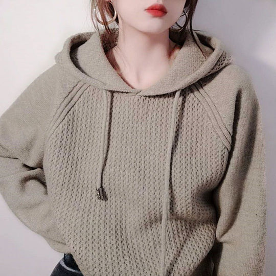 Damen Hoody mit innovativer Struktur und lässigem Schnitt EB