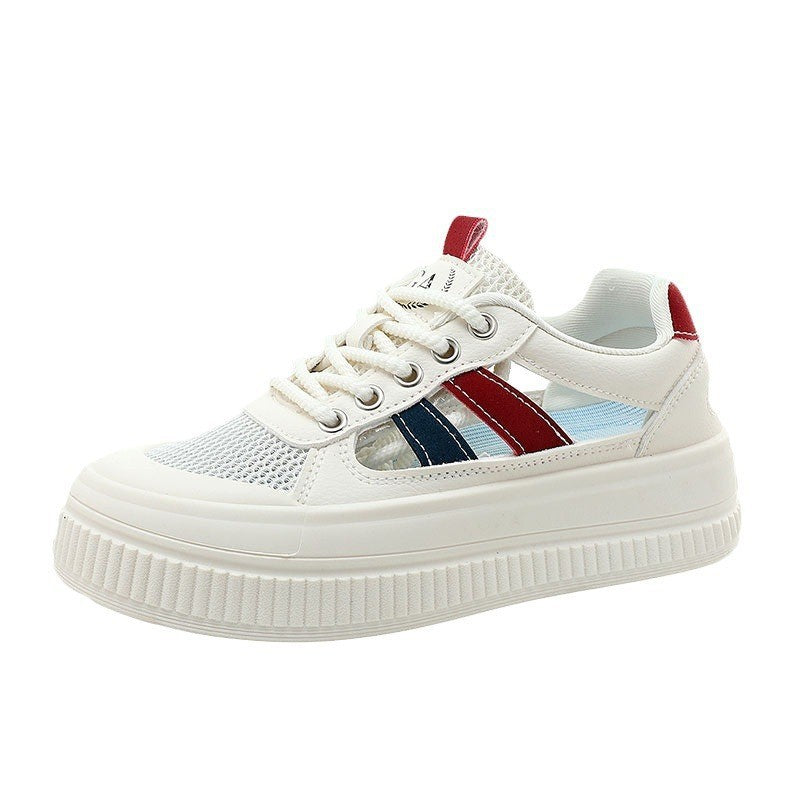 Damen Sneaker mit luftdurchlässiger Mesh-Oberfläche und sportlichem Komfort EB