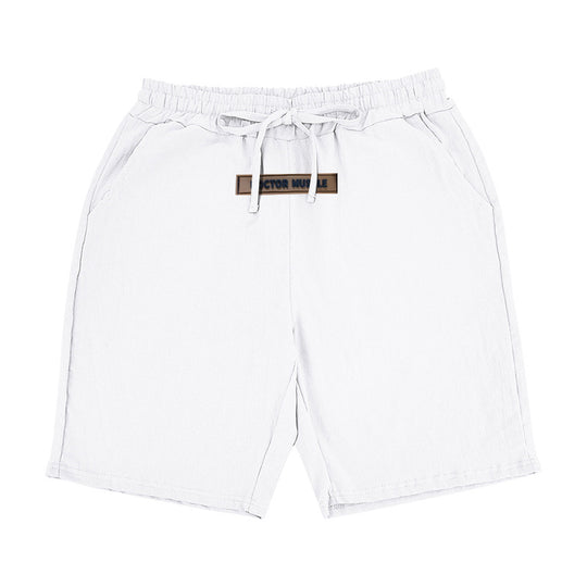 Herren lässige Strandshorts mit elastischem Bund und verstellbarem Kordelzug EB