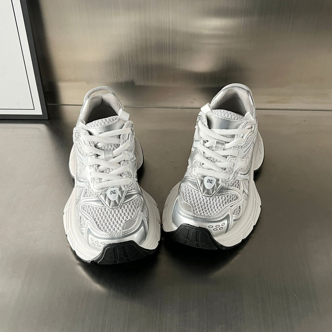 Damen Sportliche Laufschuhe mit atmungsaktiver Mesh-Oberfläche und rutschfester Sohle EB