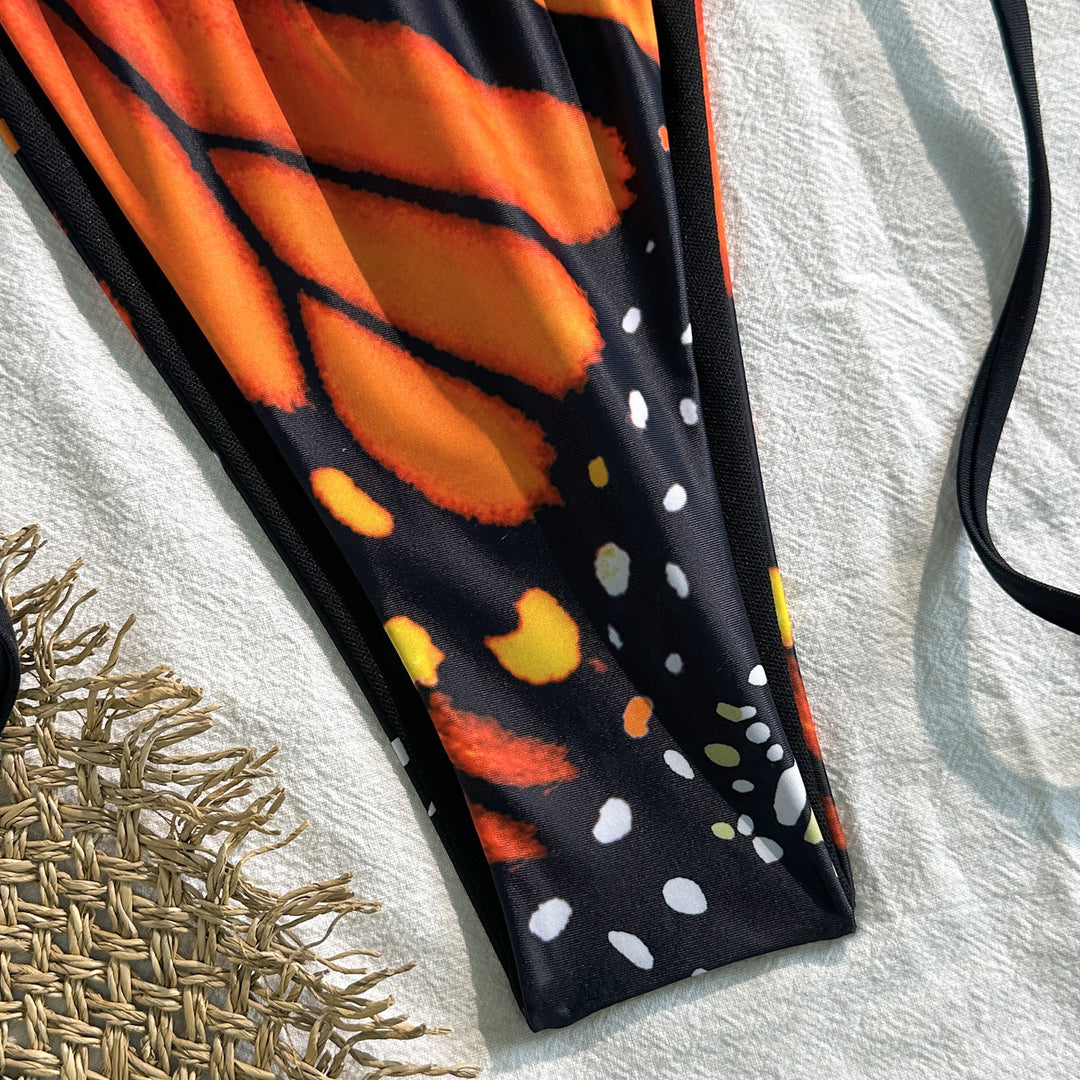 Damen Triangel-Bikini mit raffinierten Binde-Details EB