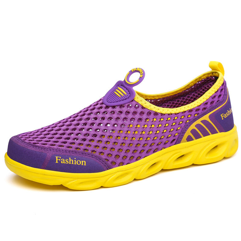 Damen Sportliche Mesh-Schuhe mit flexibler Sohle und atmungsaktiver Oberflächenstruktur EB