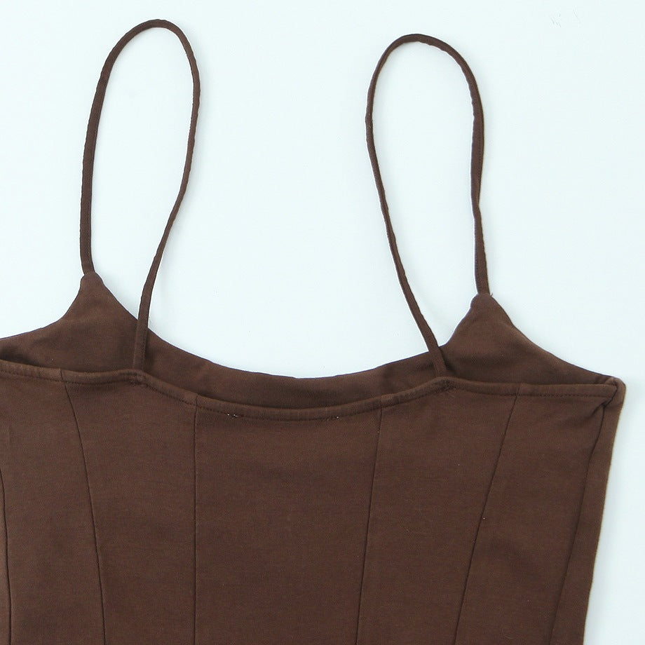 Damen Trägerkleid mit schmeichelndem Schnitt EB