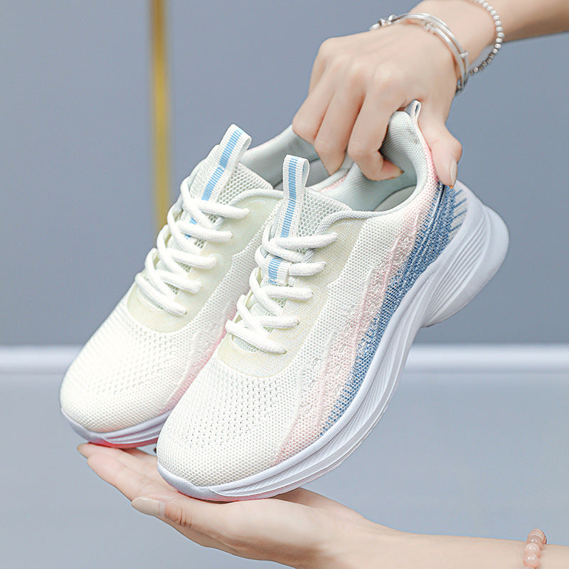 Damen Modische Laufschuhe mit atmungsaktivem Obermaterial und flexibler Dämpfung EB