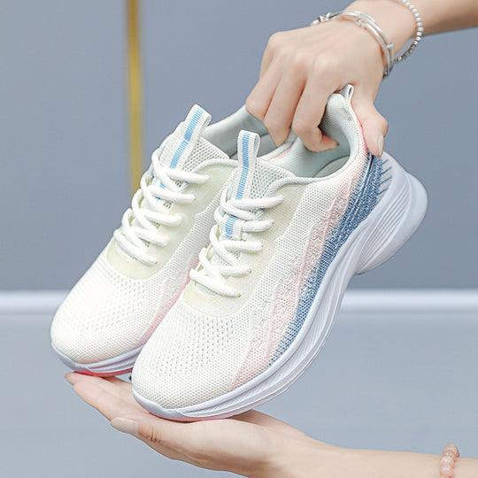 Damen Modische Laufschuhe mit atmungsaktivem Obermaterial und flexibler Dämpfung EB