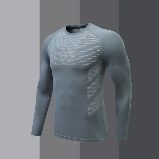 Herren Kompressions-Langarm-Sportshirt EB