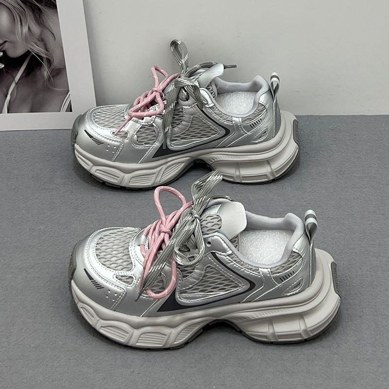 Damen Sportliche Lauf-Sneaker mit atmungsaktiver Netzstruktur und trendigem Design EB