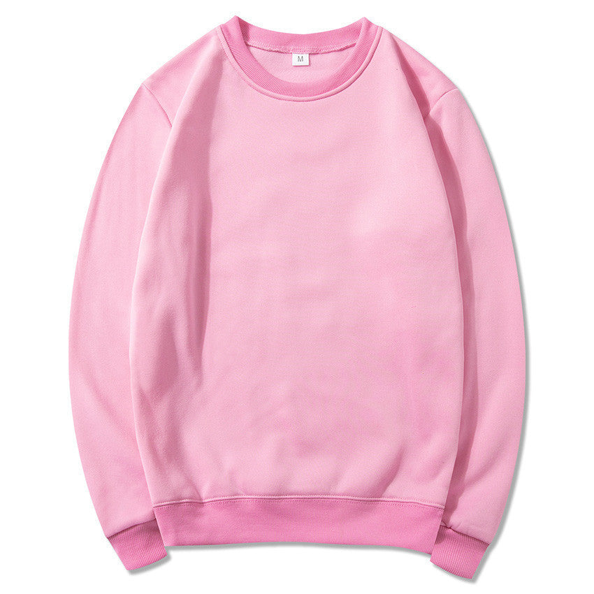Unisex zeitloser Rundhals-Sweater ohne Kapuze mit angerauter Innenseite und verstärktem Nacken EB