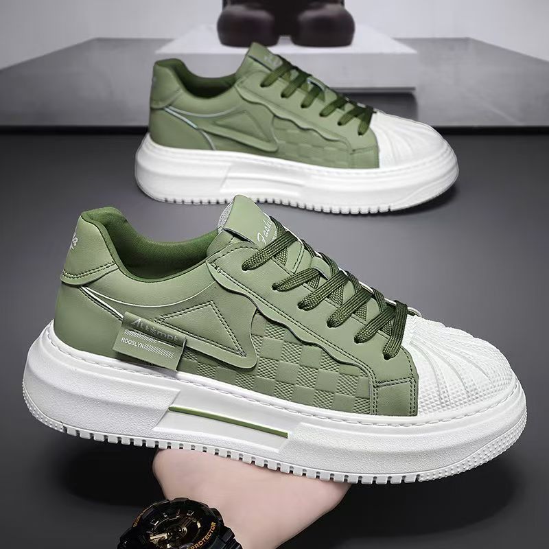 Damen modische Sneaker mit dickem Plateau und einzigartigem Design EB