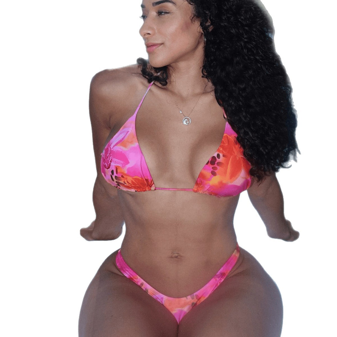 Damen Triangel-Bikini mit elegantem Hochschnitt EB